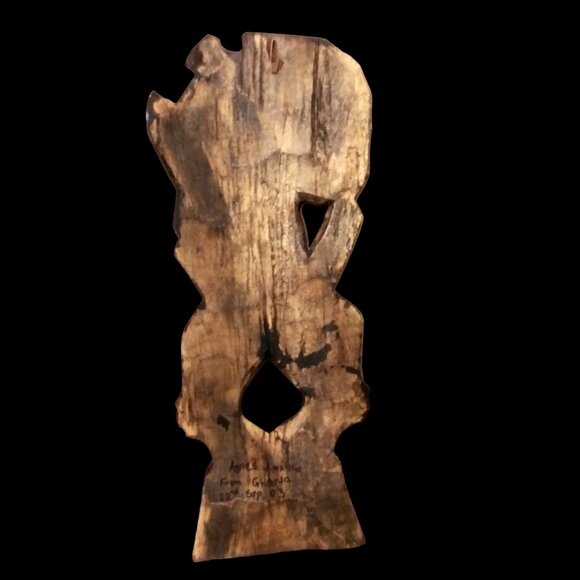 Vintage African Sculptural Wall Hanging , Home Decor, African Wood Carving, Art - Picture 6 of 16